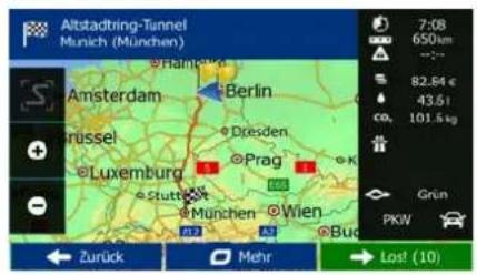 BLAUPUNKT Travel Pilot 54 1081234550001 - Alternative Routen bei der Routenplanung überprüfen - 1