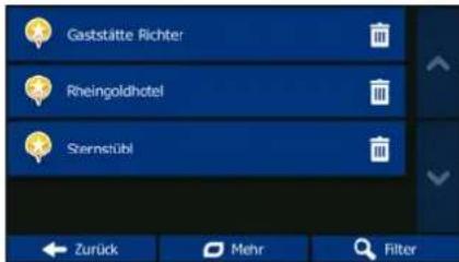 BLAUPUNKT Travel Pilot 54 1081234550001 - Ein Ziel aus den Favoriten auswählen - 2