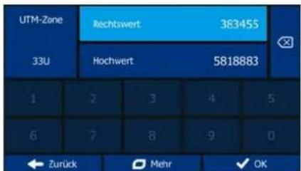 BLAUPUNKT Travel Pilot 54 1081234550001 - Die Koordinaten des Ziels eingeben - 8