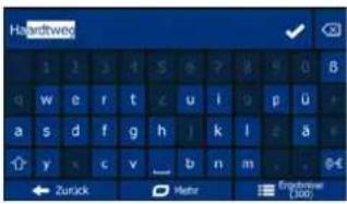 BLAUPUNKT Travel Pilot 54 1081234550001 - Schaltflächen und andere Steuerelemente auf dem Bildschirm - 9