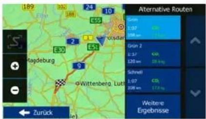 BLAUPUNKT Travel Pilot 54 1081234550001 - Alternative Routen für eine bestehende Route überprüfen - 7