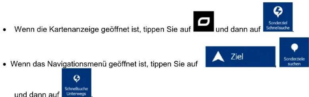 BLAUPUNKT Travel Pilot 54 1081234550001 - Schnellsuche nach einem Sonderziel - 1