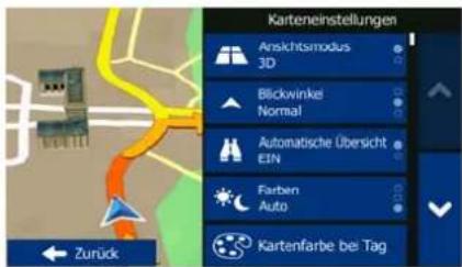 BLAUPUNKT Travel Pilot 54 1081234550001 - Karteneinstellungen - 1