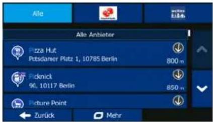 BLAUPUNKT Travel Pilot 54 1081234550001 - Kombisuche – Zu einem Sonderziel anhand seiner Kategorie navigieren - 2
