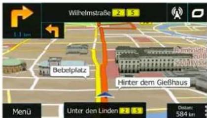 BLAUPUNKT Travel Pilot 54 1081234550001 - Abzweigungsvorschau und nächste Straße - 2