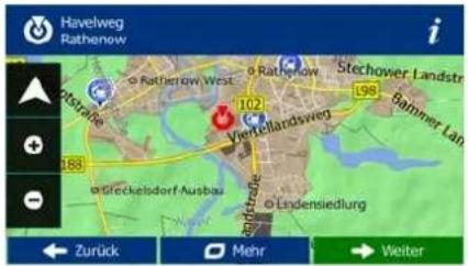 BLAUPUNKT Travel Pilot 54 1081234550001 - Einen Punkt auf der Karte als Ziel wählen - 3