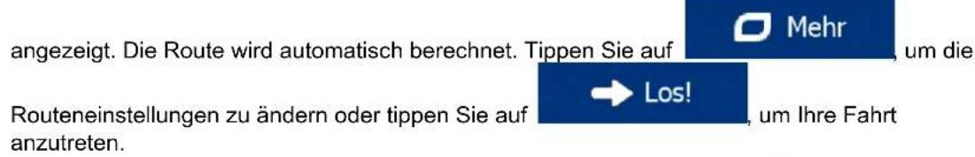 BLAUPUNKT Travel Pilot 54 1081234550001 - Den Mittelpunkt einer Straße als Ziel wählen - 13