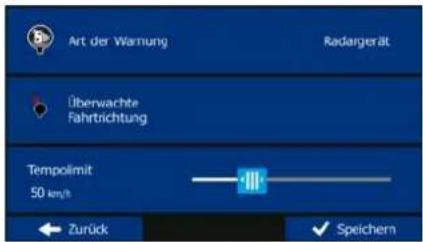 BLAUPUNKT Travel Pilot 54 1081234550001 - Einen Ort in der Karte als Warnpunkt speichern - 4