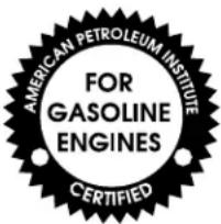 AMERICAN PETROLEUM INSTITUTE FOR GASOLINE ENGINES CERTIFIED