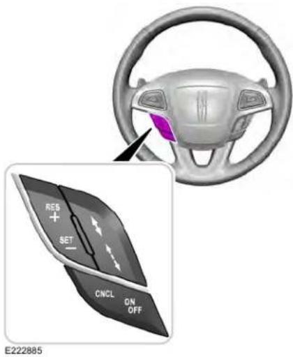 RES + SET - CNCL ON OFF E222885