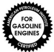 AMERICAN PETROLEUM INSTITUTE FOR GASOLINE ENGINES CERTIFIED