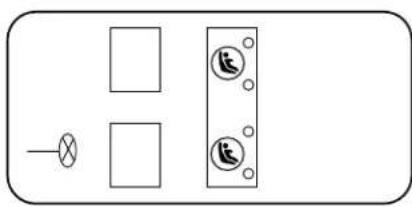 Pure electrical circuit lines without any symbols