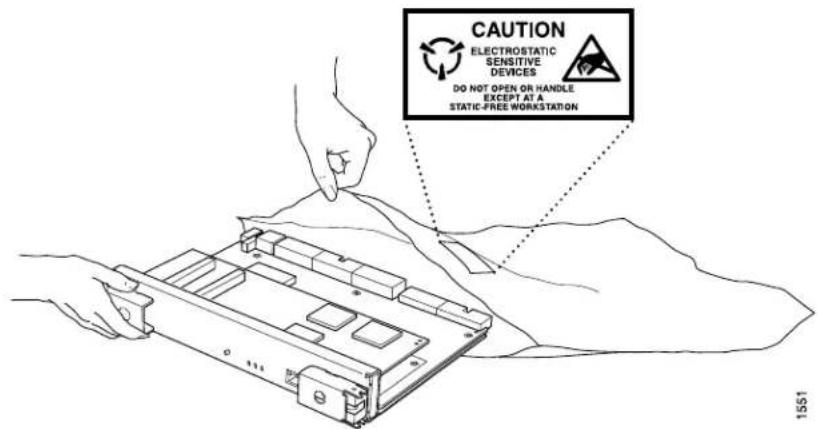 CAUTION ELECTROSTATIC SENSITIVE DEVICES DO NOT OPEN OR HANDLE EXCEPT AT A STATIC-FREE WORKSTATION 1551