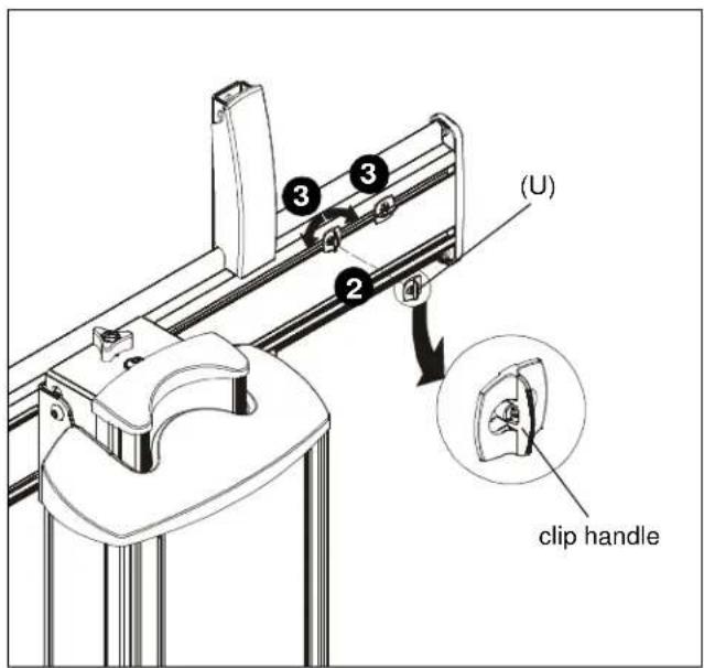 (U) 3 3 2 clip handle