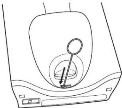 ZEBRA MC17A - ManualReleaseofMC17SeriesfromtheChargingCradle - 2