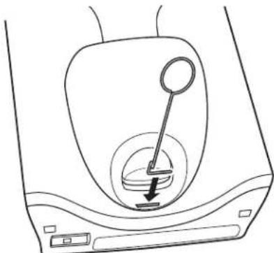 ZEBRA MC17A - ManualReleaseofMC17SeriesfromtheChargingCradle - 1