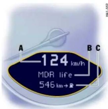 A 124 km/h MDR life 546 km→ B C H61-552