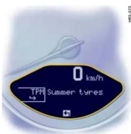 0 km/h TPM Summer tyres
