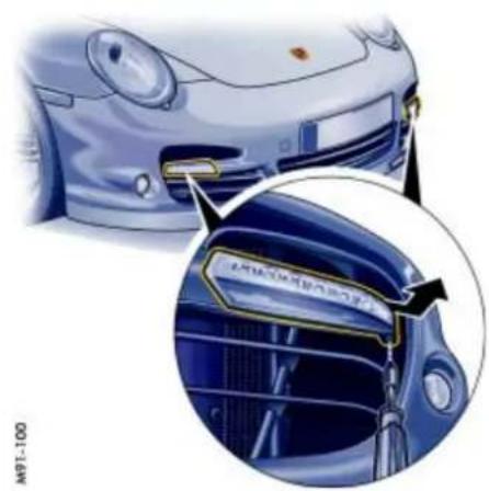 PORSCHE 911 Turbo (2009) - 关闭大灯外壳盖罩 - 1