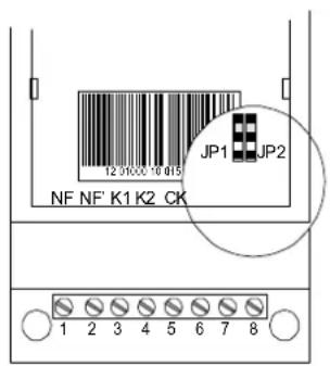 JP1 JP2 NF NF' K1 K2 CK 1 2 3 4 5 6 7 8