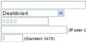 Deaktiviert 0.0.0.0 (IP oder U 0 (Standard 3478)