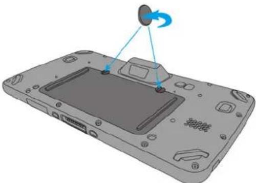 Unitech TB120 - Put battery back to TB120 - 3