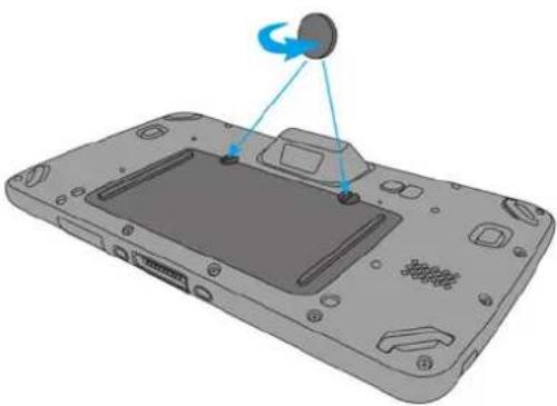 Unitech TB120 - Put battery back to TB120 - 1