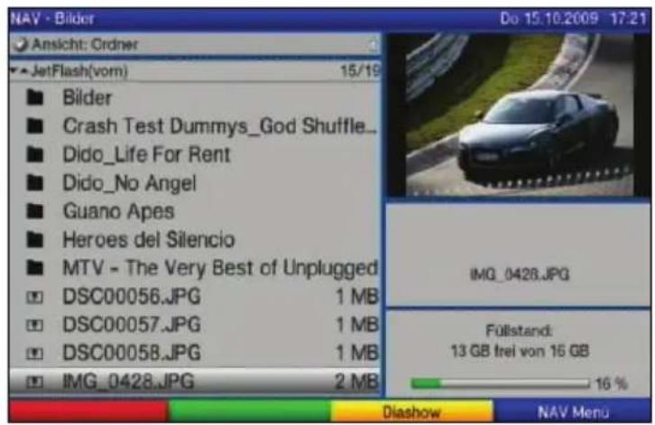 NAV - Bilder Ansicht: Ordner JetFlash(vom) 15/19 Bilder Crash Test Dummys_God Shuffle_ Dido_Life For Rent Dido_No Angel Guano Apes Heroes del Silencio MTV - The Very Best of Unplugged DSC00056.JPG 1 MB DSC00057.JPG 1 MB DSC00058.JPG 1 MB IMG_0428.JPG 2 MB Do 15.10.2009 17:21 IMG_0428.JPG Füllstand: 13 GB frei von 16 GB 16 %