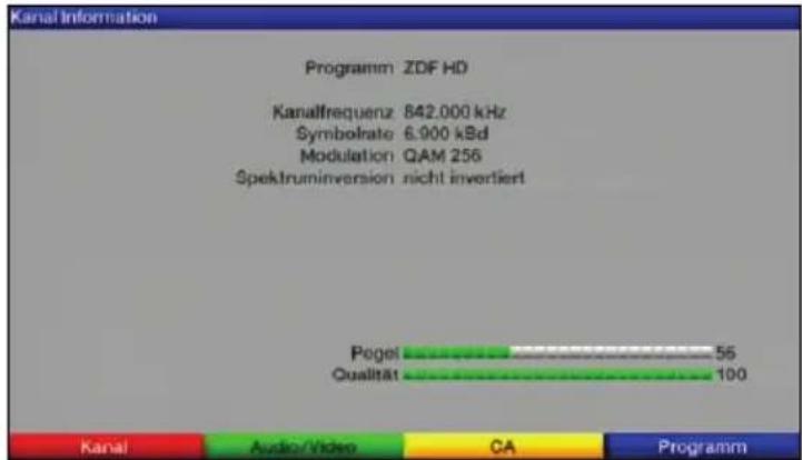 TECHNISAT TechniBox K1 CSP - Kanal-Info - 1