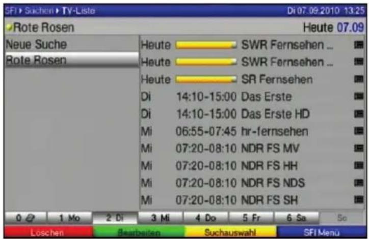 SFI > Suchen > TV-Liste Di 07.09.2010 13:25 Rote Rosen Heute 07.09 Neue Suche Rote Rosen Heute SWR Fernsehen ... Heute SWR Fernsehen ... Heute SR Fernsehen Di 14:10-15:00 Das Erste Di 14:10-15:00 Das Erste HD Mi 06:55-07:45 hr-fernsehen Mi 07:20-08:10 NDR FS MV Mi 07:20-08:10 NDR FS HH Mi 07:20-08:10 NDR FS NDS Mi 07:20-08:10 NDR FS SH Loschen Bearbeiten Suchauswahl SFI Menu