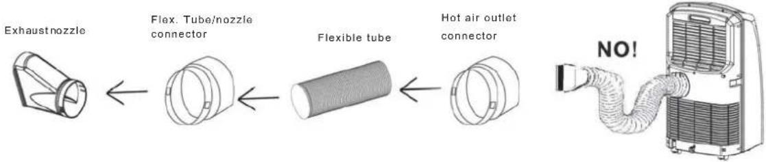 Argoclima Optimo 9 - EXHAUST HOSE KIT INSTALLATION - 2