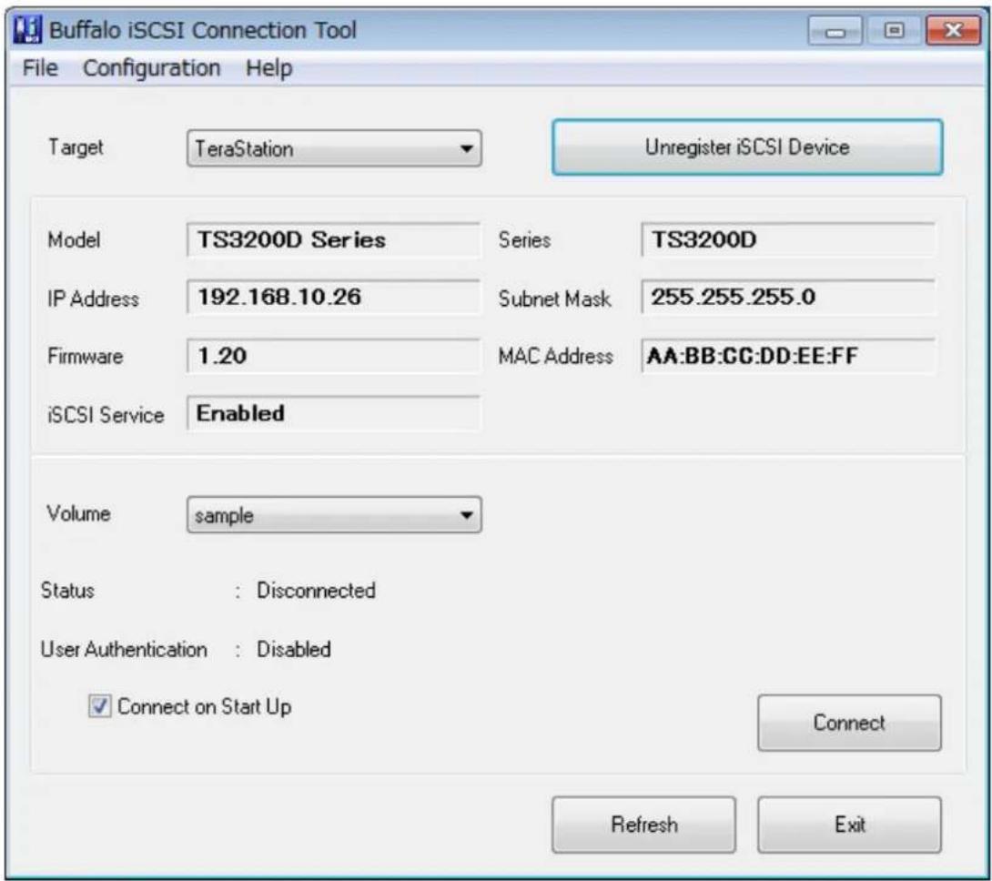 BUFFALO TeraStation 3200D - Using iSCSI Connection Tool - 4