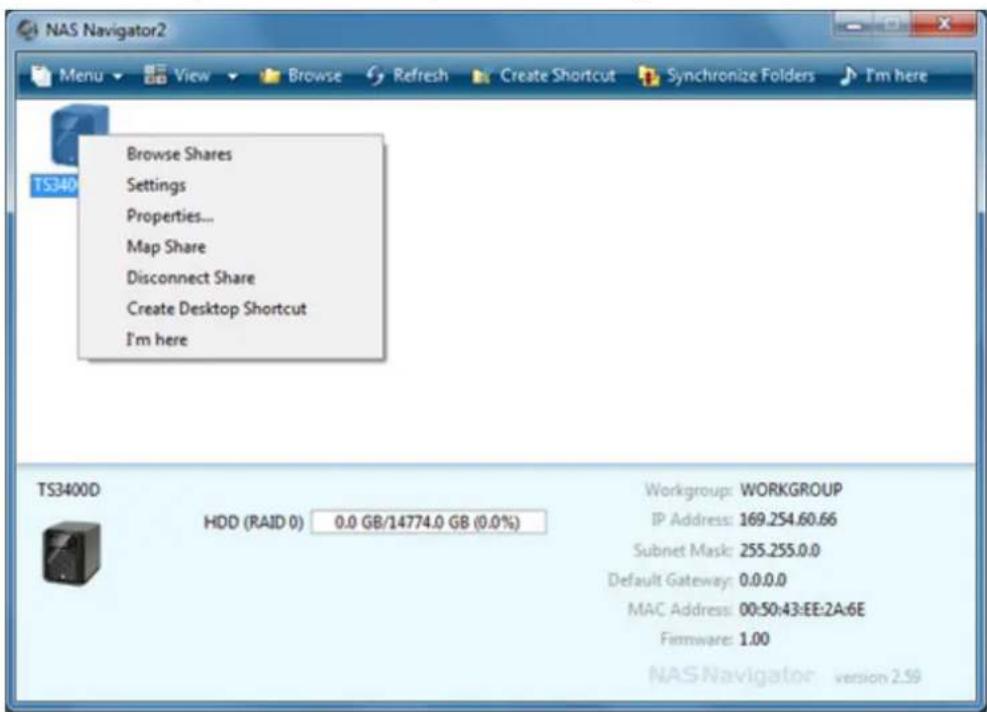 BUFFALO TeraStation 3200D - Opening Settings - 2