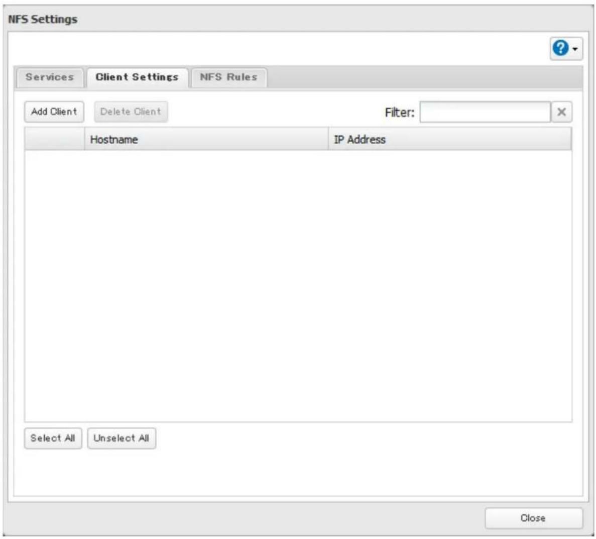 BUFFALO TeraStation 3200D - Click Add Client. - 1