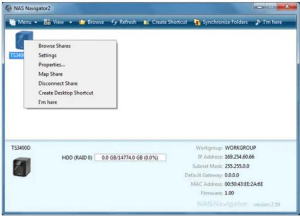 BUFFALO TeraStation 3200D - Double-click the icon to start NAS Navigator2. - 2