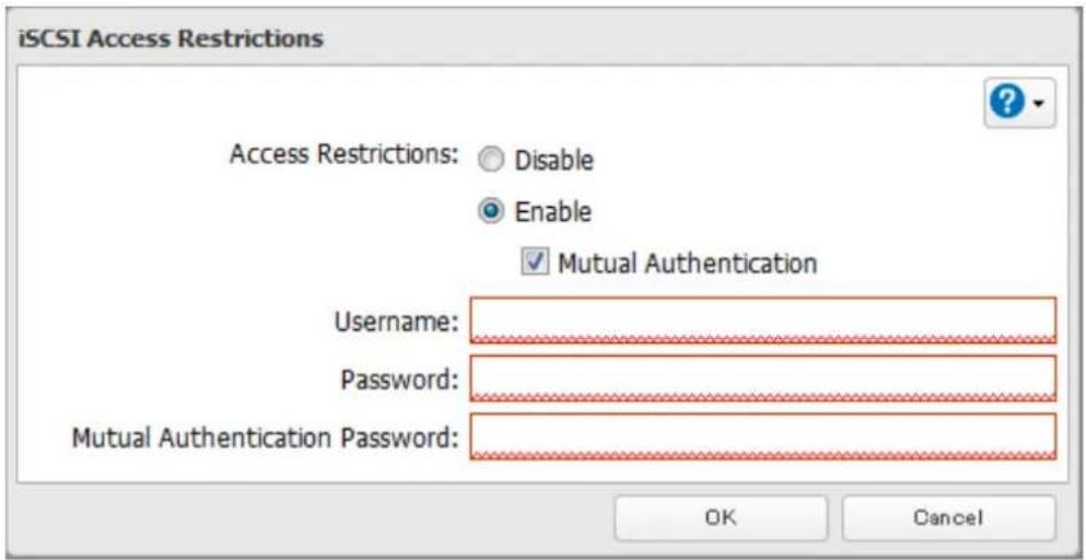 BUFFALO TeraStation 3200D - Configuring Access Restrictions for the Entire TeraStation - 3