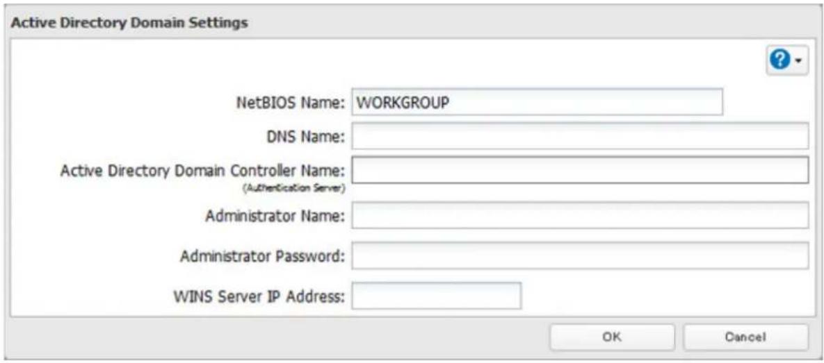 BUFFALO TeraStation 3200D - Enter the desired settings, then click OK. - 1