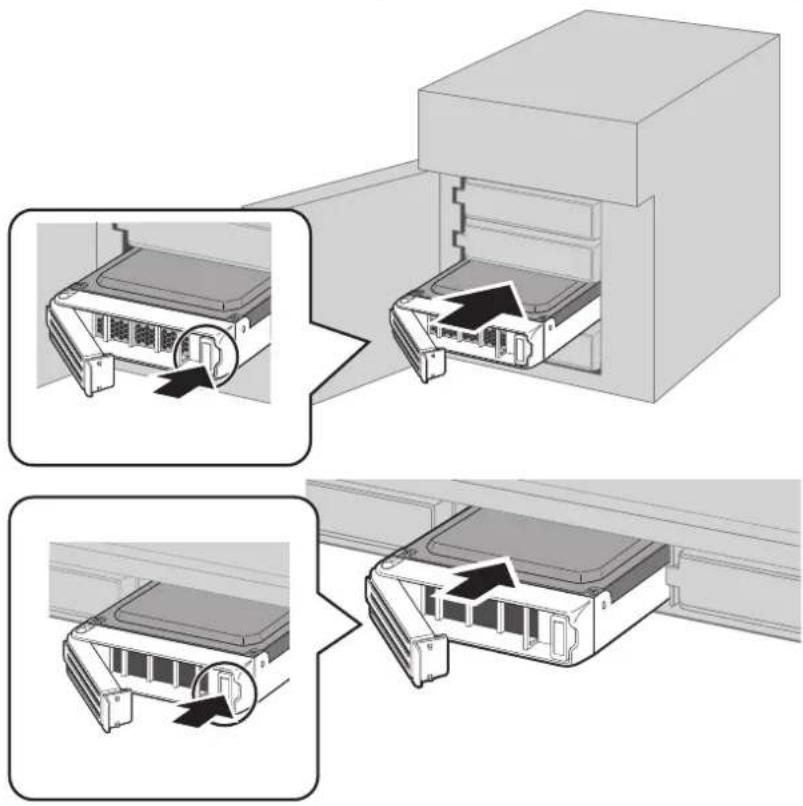 BUFFALO TeraStation 3200D - Drive Replacement (using JBOD or a redundant RAID mode such as RAID 1, 5, or 6 with auto-shutdown disabled) - 4