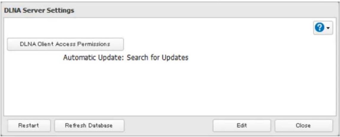 BUFFALO TeraStation 3200D - You may change the update interval, or select Refresh Database to update the database immediately. - 1
