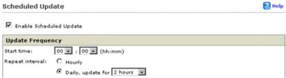 BUFFALO TeraStation 3200D - Check "Enable Scheduled Update". - 1