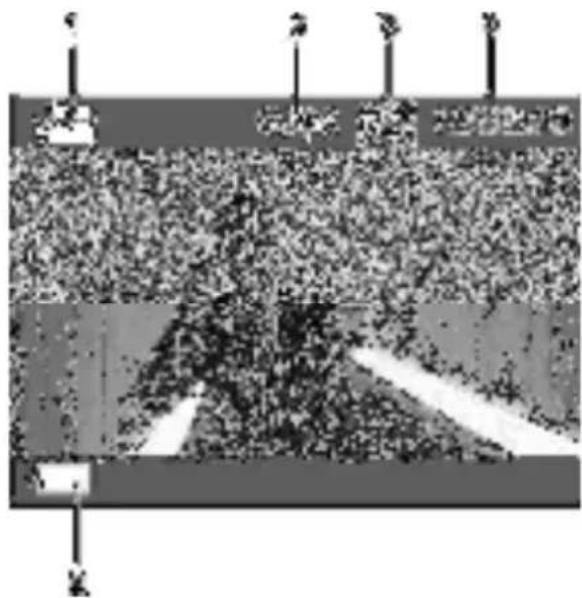 Scanned document with fragmented text and a central dark image, possibly a technical or informational scan.