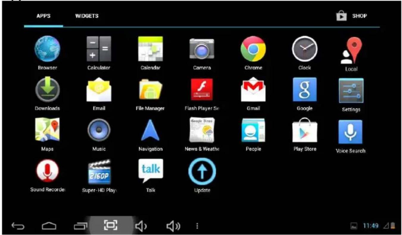 JayTech PC970 - Applikationen und Widgets - 2