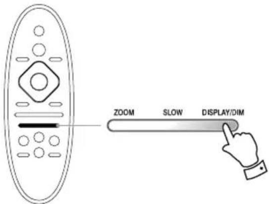 ZOOM SLOW DISPLAY/DIM