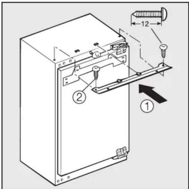 MIELE K 5422 i - Gewicht der Möbeltür - 2