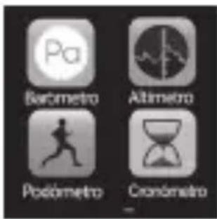 Pa Barometro Altimetro Podometro Crondometro