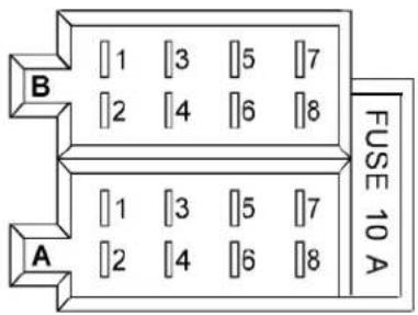 Auna DVA72BT - The Diagram of the Face of the Unit After Sliding down the Front Panel - 2
