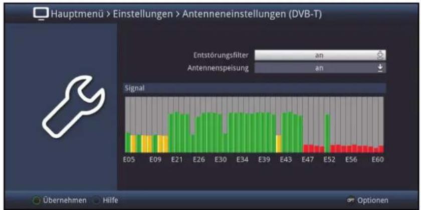 TECHNISAT DIGIT ISIO STC+ - Antenneneinstellungen (DVB-T) - 1