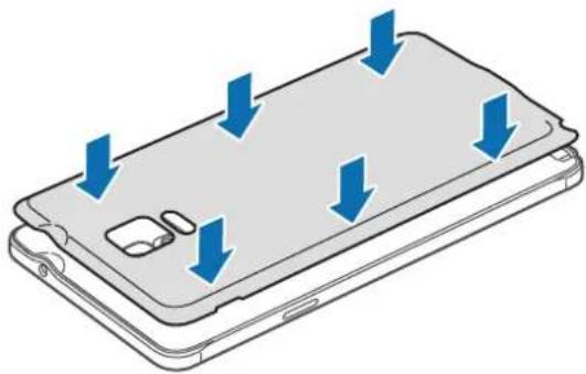 T-Mobile SM-N910F - SIM- oder USIM-Karte und Akku einlegen - 6