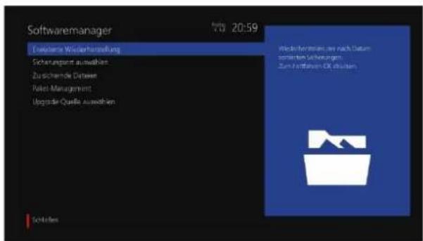 Softwaremanager Tweitere Wüderhansstellung Sicherungsmet auswahlen Zusichende Dritten Risik Management Ugröde Quelle Auswahlen Wiedenhorizonten, den nach Datum sichtertem Sicherungen Zum zuftrassen OK diszizen. Schulden