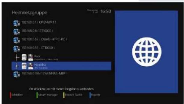 Heimnetzgruppe 192.168.0.1 / OPENWRT 1 192.168.0.6 / ET10000 1 192.168.0.56 / OLIAD -HTPC-IPC 1 192.168.0.59 / ET10000 1 Root Hiradku Hiradku Hiradku Hiradku OK drücken um mit dieser - Pergabe zu verbinden Schiefen Mortafmanager Risikoh Turke Björnte